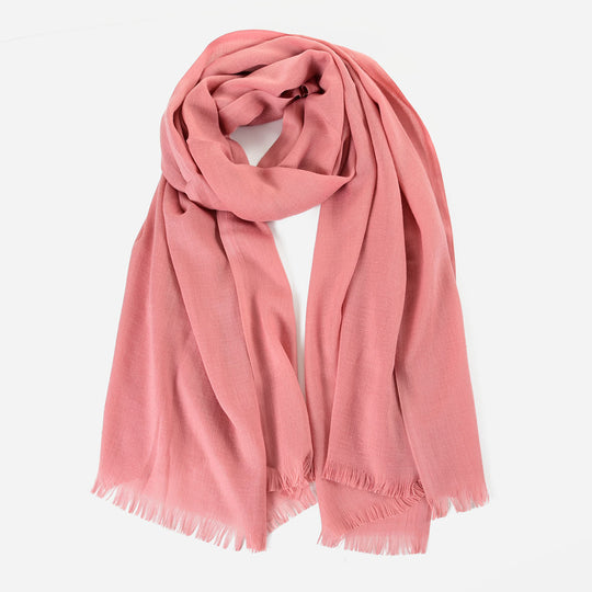 SF1253-PKD Single Color Diamond Scarf
