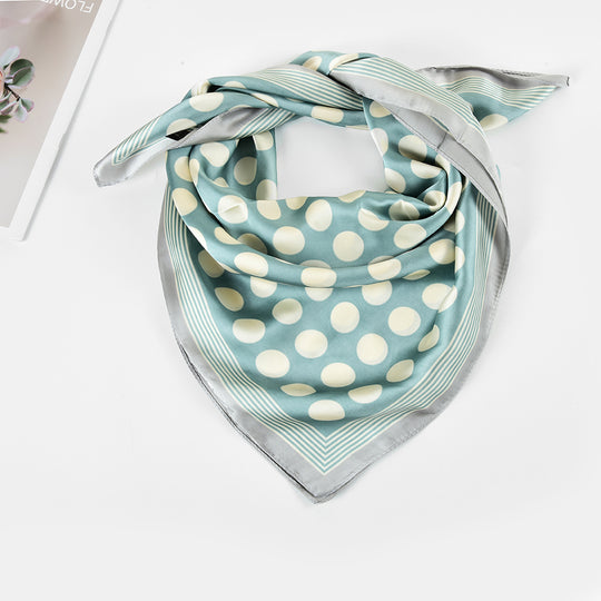 SF1259-GRN New Fashion Dots Kerchief