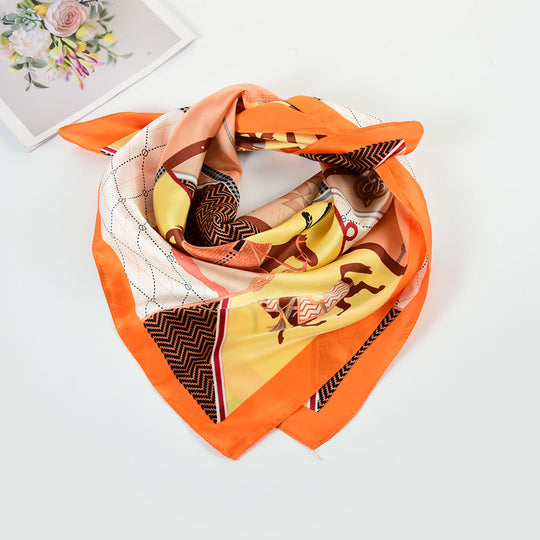 SF1260-ORANGE New Fashion Horse Kerchief