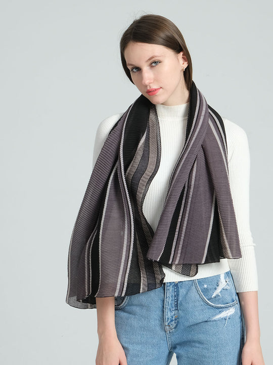 SF1287-GRY Comfortable Scarf for feeling and visual both