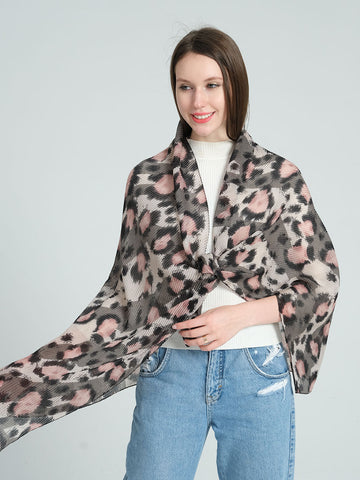 SF1289-PINK Lady Autumn & Winter Large Shawl Wraps