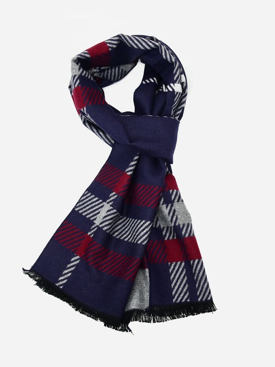 SF1298-NAV Classic Style Warm Men's scarves