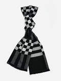 SF1303-BLK Plaid New Style Warm Men's scarves