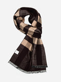 SF1307-BRN Checkered 2020 Autumn & Winter Newest Style Men's scarves