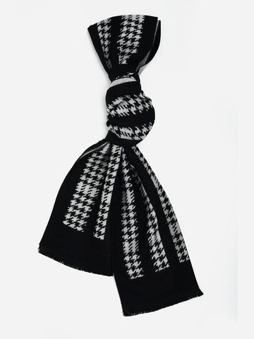 SF1308-BLK Fashion Pattern Design Men's scarves