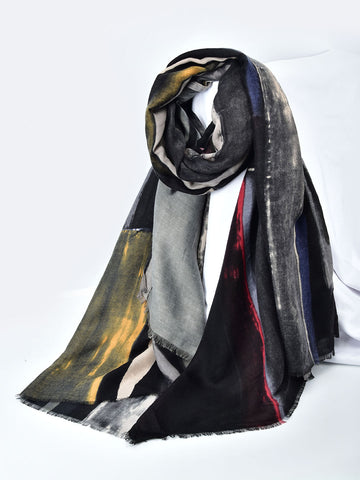 SF1340-BLK - Lady Winter Large Shawl Wraps