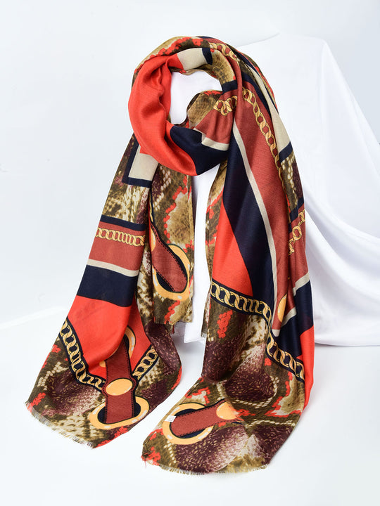 SF1343-ORE - Lady Winter Large Shawl Wraps