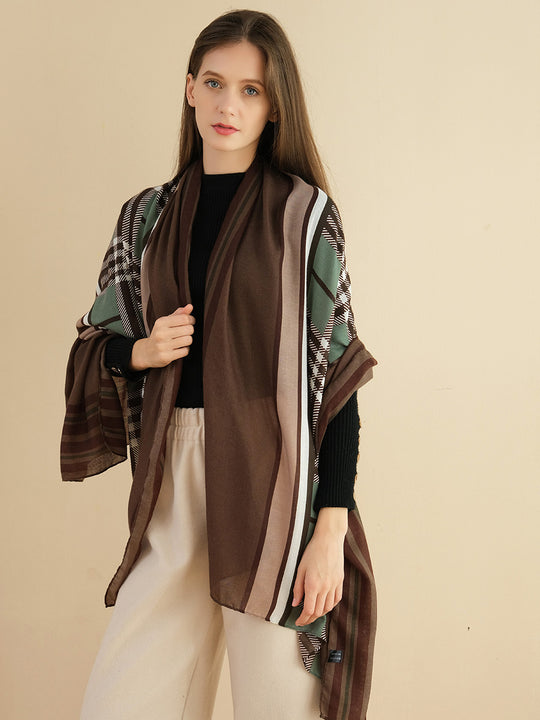 SF1373-GRD 2020 Scarf Plaid fit Stripes