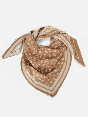 SF1390-CML - Women's triangle scarf