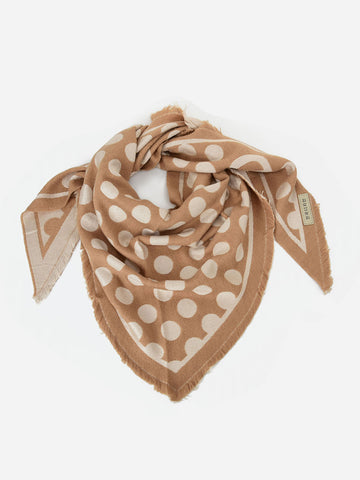 SF1391-CML - Women's triangle scarf
