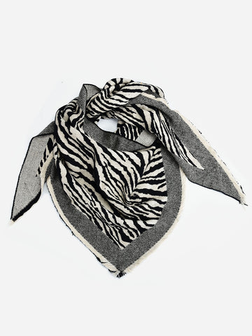 SF1392-BLK - Women's triangle scarf