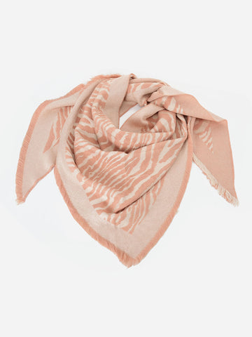 SF1392-PKN - Women's triangle scarf