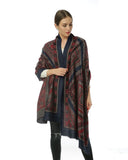 SF968-1 BLACK-Oversized Women Fashion Scarf