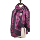 SF968 Fushia - Oversized Women Fashion Scarf
