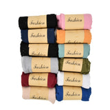 SF978 Assort Colour 12pcs - Lady Fashion Plain Lightweight Scarf