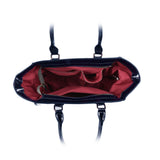 SY2134 Blue - Metal Decoration Fashion Women Solid Zipper Handbag