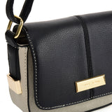 SY2173 BLACK - Handbag With Buckle Design (was £10)