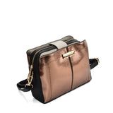 SY2179 GOLD - Simple Solid Color Flash Leather Bag