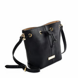 SY2201 BLACK - Bundle Pocket Bucket Bag For Women