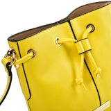 SY2201 YELLOW - Bundle Pocket Bucket Bag For Women