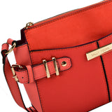 SY2203 ORANGE - Handbag With Buckle Design For Women