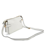 SY2203 WHITE - Handbag With Buckle Design For Women