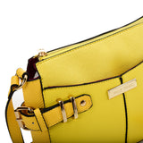 SY2203 YELLOW - Handbag With Buckle Design For Women