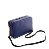 SY2210 BLUE - Chain Bag With Retro Flower Pattern