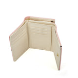 SY5052 Pink - Short Wallet With Geometric Pattern