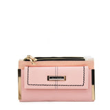 SY5054 Pink - Long Wallet With Flap Design