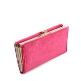 SY5055 DARK RED - Retro Wallet With Printing Flower Design