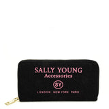 SY5062 BLACK - Long Wallet With Letter Printing