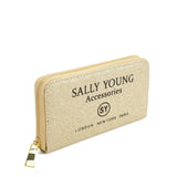 SY5062 GOLD - Long Wallet With Letter Printing