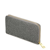 SY5062 SILVER&BLACK - Long Wallet With Letter Printing