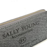 SY5062 SILVER&BLACK - Long Wallet With Letter Printing