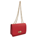 VK1559-FUA Quilted Cross Body Bag With Chain Strap