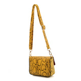 VK2116 YELLOW - Snakeskin Handbag For Women
