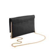VK2121 BLACK - Simple Solid Color Leather Handbag