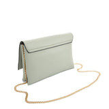VK2121 GREY - Simple Solid Color Leather Handbag