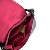 VK2122 BLACK - Simple Solid Color Leather Saddle Bag (was £10)
