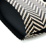 VK2123 KHAKI - Shell Set Bag With Simple Geometric Pattern Design