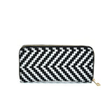 VK2123 WHITE - Shell Set Bag With Simple Geometric Pattern Design