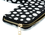 VK2127 BLACK&WHITE - Simple Set Bag With Dot And Special Handle Design