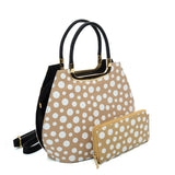 VK2127 KHKAI - Simple Set Bag With Dot And Special Handle Design