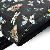 VK2128 BLACK - Simple Set Bag With Butterfly And Special Handle Design