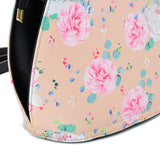 VK2131 LIGHT PINK - Shell Set Bag With Flowers And Special Handle Design