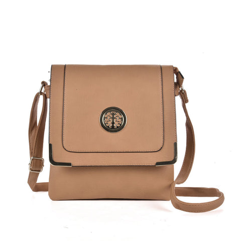 VK5020-1 Apricot  -  Fashion Metal Corner Hasp Envepope Bags