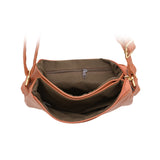 VK5020-1 Brown  -  Fashion Metal Corner Hasp Envepope Bags