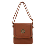 VK5020-1 Brown  -  Fashion Metal Corner Hasp Envepope Bags