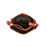 VK5020-1 Orange  -  Fashion Metal Corner Hasp Envepope Bags